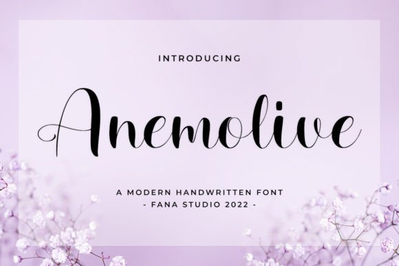 Anemolive: A Delicate Font for Business Branding