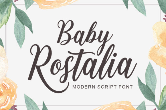 Baby Rostalia: Elegant Script Font