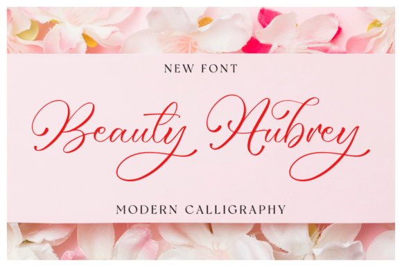 Beauty Aubrey Font for Business