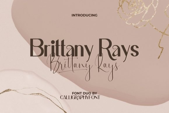 Brittany Rays Duo: A Font for Creative Campaigns