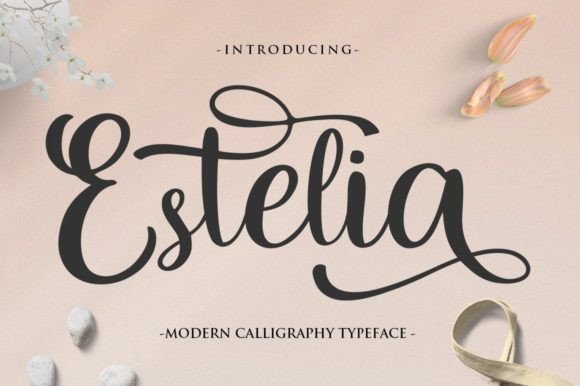 Estelia: A Sweet Script Font for Web Design