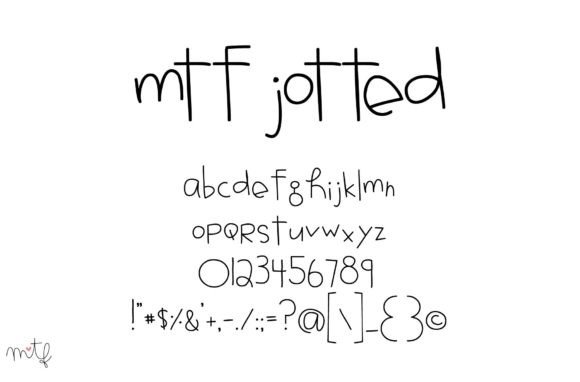 Jotted: A Handwritten Font for Web Design