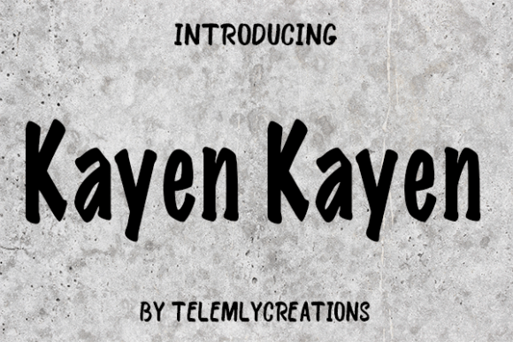 Kayen Kayen: A Handwritten Font for Creative Brands