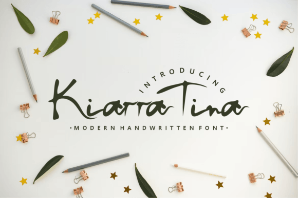 Kiarra Tina: A Elegant Handwritten Font