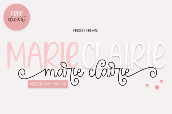 Marie Clairie: A Charming Script Font