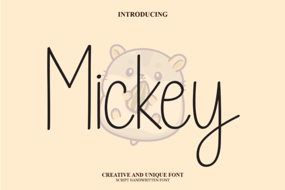 Mickey Font: A Sweet Script for Creative Makers