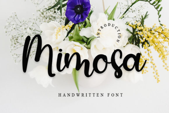 Mimosa: A Friendly Handwritten Font