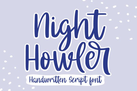 Night Howler Font for Web Design