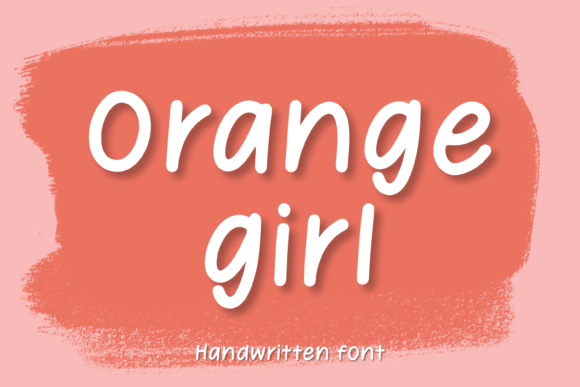 Orange Girl Font for Bold Campaigns