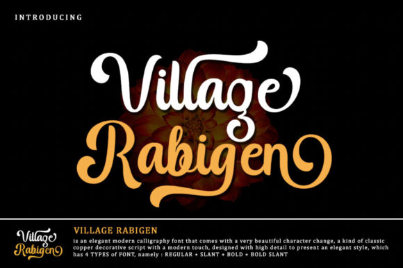 Village Rabigen Font for Business