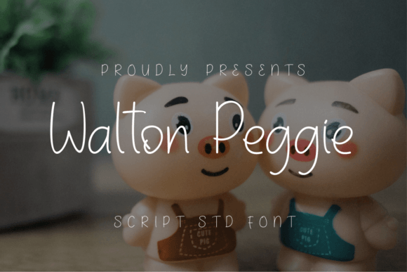Walton Peggie: A Cute Script Font for Branding