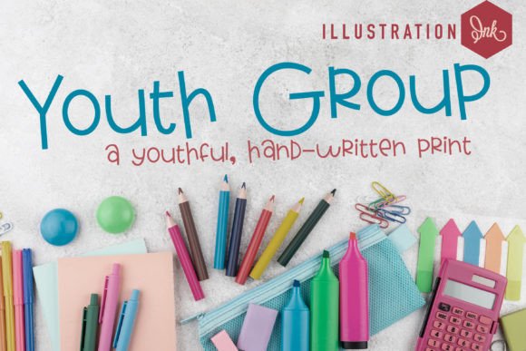 Youth Group: A Fun Handwritten Font